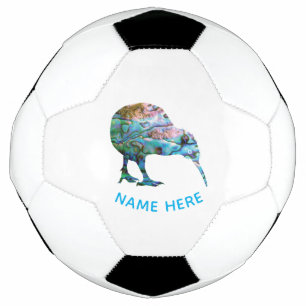 BOLA PERSONALIZADA DE FUTEBOL ZEALAND KIWI PAUA PA