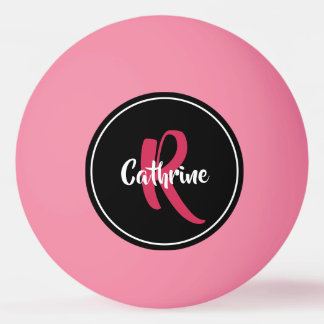 Bola Ping Pong Personalizada Rosa