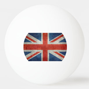 Bola retro do pong do sibilo da bandeira britânica