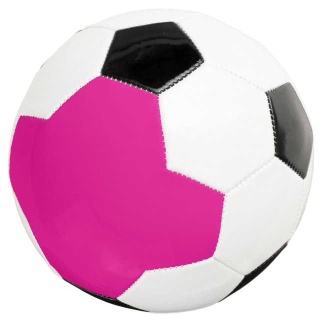 Bola Rosa de Futebol (Três quartos)