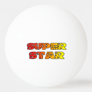 Bola super do pong do sibilo da estrela
