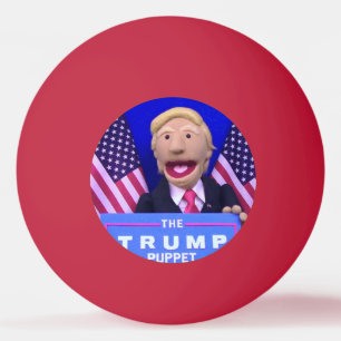 bola vermelha de Pong do sibilo do @TheTrumpPuppet