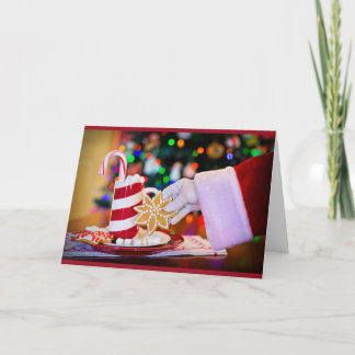 Bolachas e Cartão de Natal de Cacau Quente da Ssnt