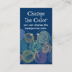 Bolas coloridas de cartões de negócios das agulhas