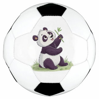 Bolas de futebol de panda bonitas