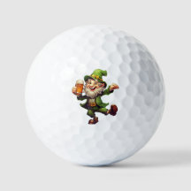 Bolas de Golfe de Feriado - Leprechaun do Dia de S