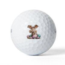 Bolas de Golfe de Férias Coelho da Páscoa Feliz