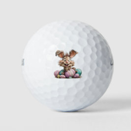 Bolas de Golfe de Férias Coelho da Páscoa Feliz