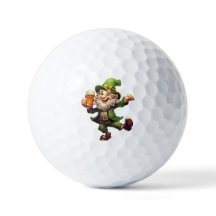 Bolas de Golfe de Férias - Leprechaun de Patrick,