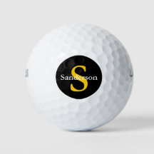 Bolas de Golfe do Monograma Personalizado