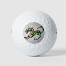 Bolas de Golfe - "Dragão de Aquarela Majestade