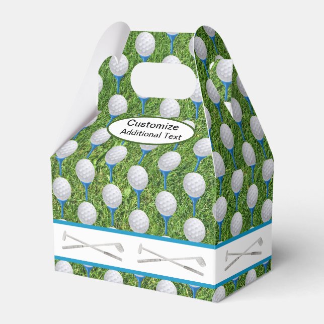 Bolas de Golfe e Caixa de Favor de Golfe (Frente)
