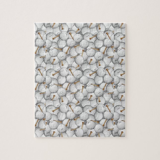 Bolas de Golfe e Quebra-cabeça de Camisetas (Vertical)