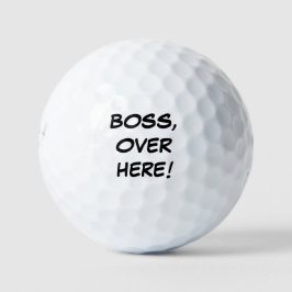 Bolas De Golfe Engraçadas Para O Chefe | Bridgesto