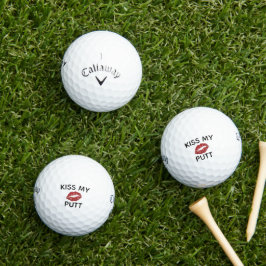 Bolas de Golfe Kiss My Putt - Callaway Personaliza