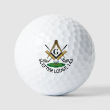 Bolas de Golfe Maçônicas Personalizadas