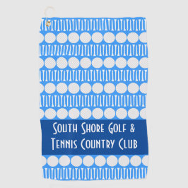 Bolas de Golfe Personalizadas e Toalha de Golfe Az