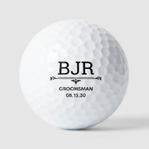 Bolas de Golfe Personalizadas para Padrinhos