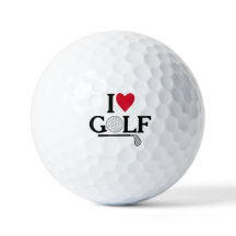 Bolas de Golfe Personalizáveis Eu Amo