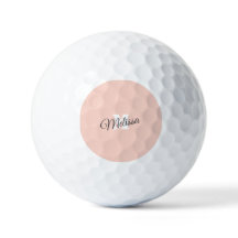 Bolas de Golfe Rosa Personalizadas com Nome - Esti