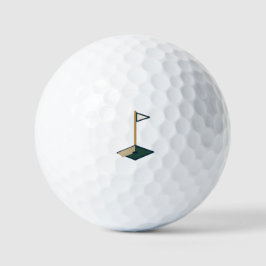 Bolas de Golfe Valor Emblema Costeiro Dunas do Atl