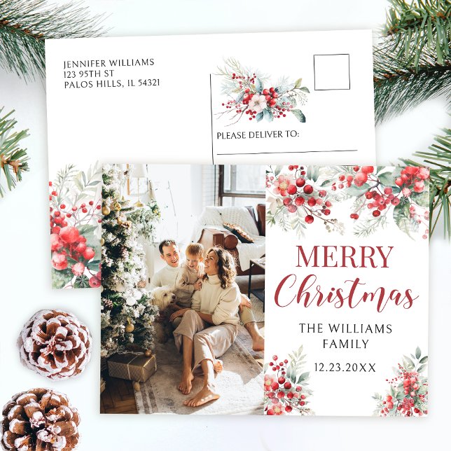 Bolas de inverno Cartão postal de Natal (Criador carregado)