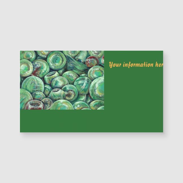 Bolas de Natal Verde (Frente)