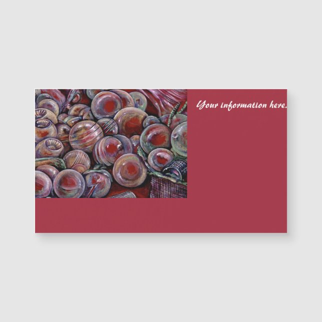 Bolas de Natal Vermelhas (Frente)