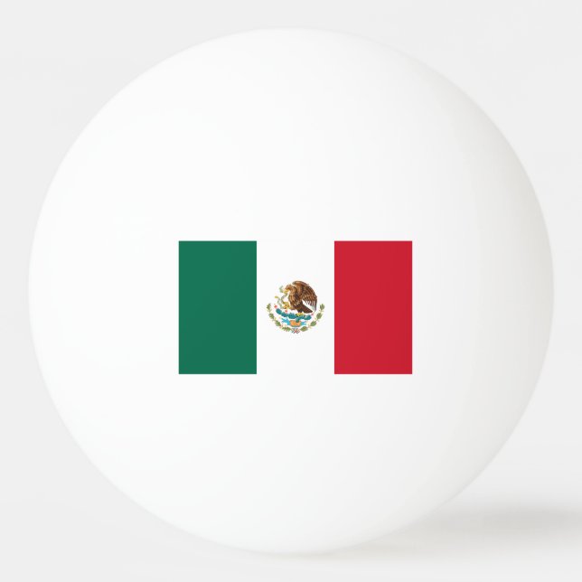 Bolas de pingue-pongue do México para mesa de têni (Frente)