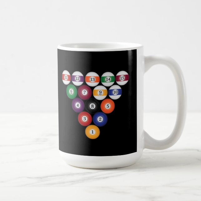 Bolas de Sinuca / Bilhar: Canecas de Café (Direita)