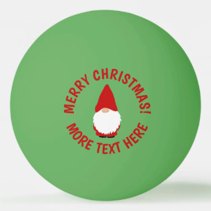 Bolas de tênis de mesa ping pong gnomo Natal engra