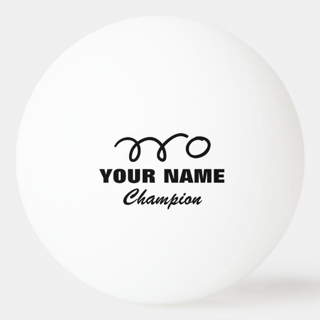Bolas personalizadas de ping pong para jogos de tê (Frente)