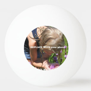 Bolas personalizadas de Pong do sibilo da foto