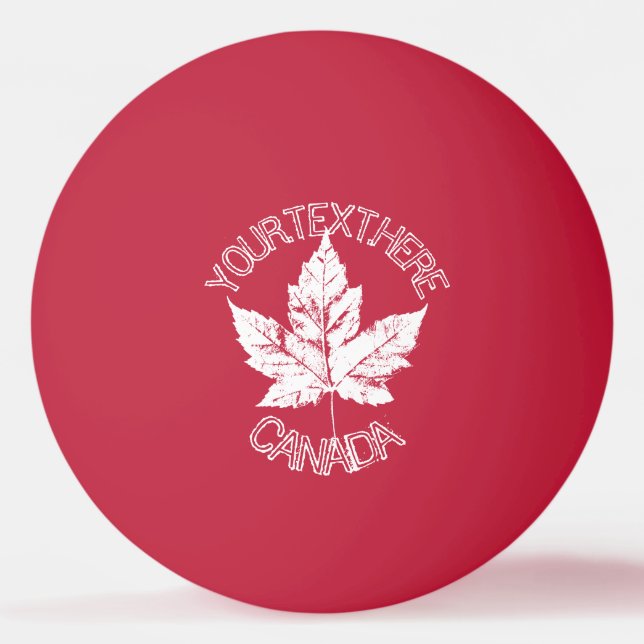 Bolas Personalizadas do Canadá para Ping Pong Ball (Frente)