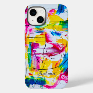 Bold Bright Colors Abstrato Art