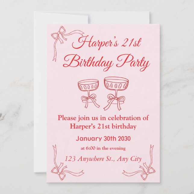 Bold & Brilhante: Cartão de Aniversário Geométrico (Frente)