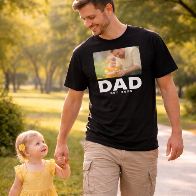 Bold Dad Established Photo T-Shirt (Criador carregado)