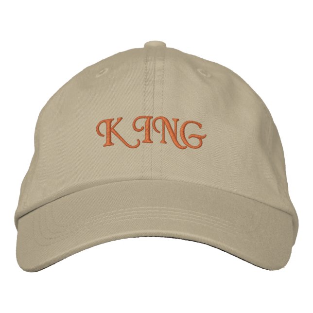 Bold e Regal Hat O Boné Khaki King Cotton (Frente)