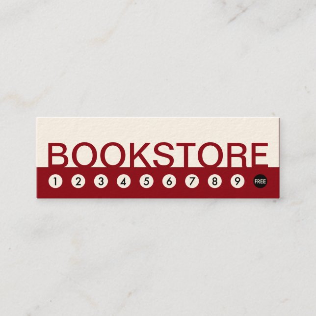 bold Fidelidade do cliente BOOKSTORE (Frente)