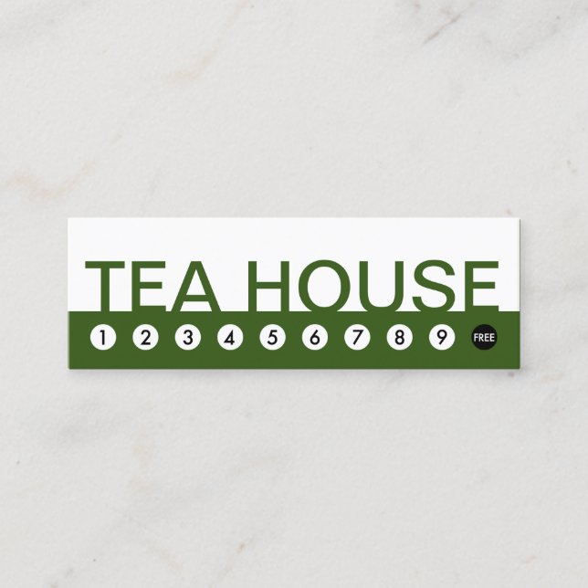 bold Fidelidade do cliente TEA HOUSE (Frente)