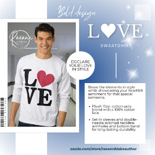 Bold L♥VE Suéter de Dia dos Namorados
