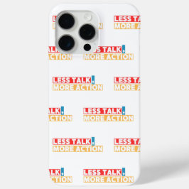 Bold Motivational Quote – Less Talk, More Action