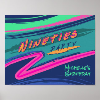 Bold Nineties Poster