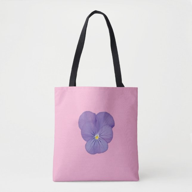 Bold Pansy Bloom Tote Bag (Frente)