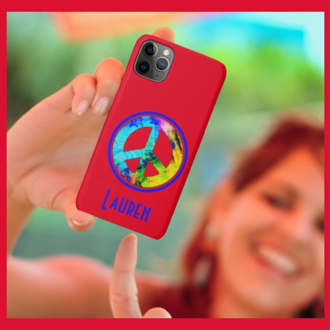 Bold Peace Sign Case-Mate capas de iphone (Criador carregado)
