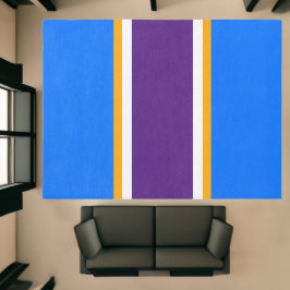 Bold Roxo Brilhante Brilhante Azul Estirpe Amarelo