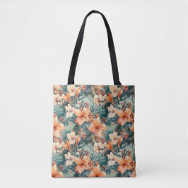 Bold Tropical Hibiscus Grande Bolsa