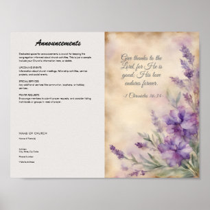 Boletim da Igreja para Download e Impressão