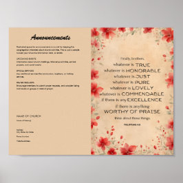 Boletim da Igreja para Download e Impressão