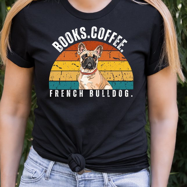 Boletins Franceses Retrorísticos Café T-Shirt (Criador carregado)